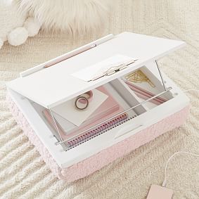 Sherpa Faux-Fur Charging Lapdesk