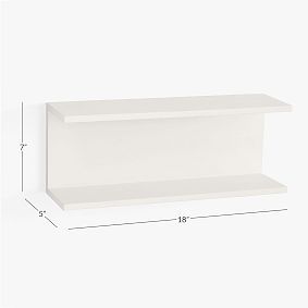 No Nails Two-Tier Shelf (18&quot;)