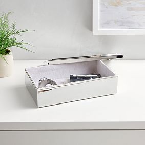 Silver Engravable Keepsake Box