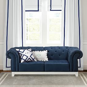 Cushy Roll Arm Loveseat Set (78")