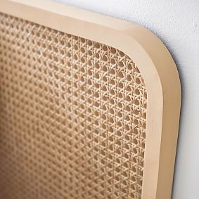 west elm x pbdorm Cane Faux Headboard