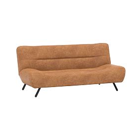 Open Box: Finn Futon Sofa, 71" - Faux Leather Caramel