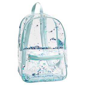 Clearly There Sequin Backpack