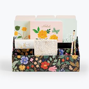 Rifle Paper Co. Strawberry Fields Desk Organizer