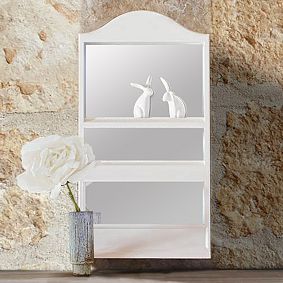 Arched Wall Mirror &amp; Beauty Storage