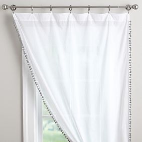 Pom Pom Sheer Curtain