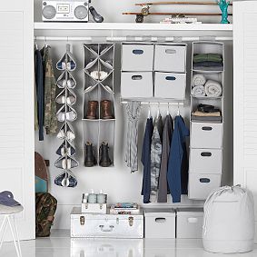Ultimate Closet Storage Set With Shoe And Boot Organizer