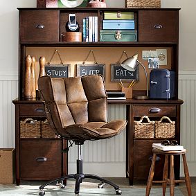 Dark Espresso Desk + Top