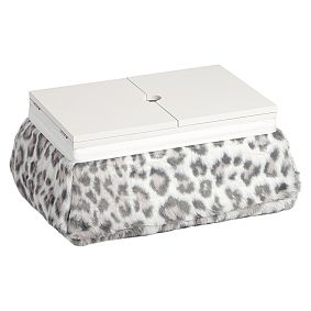 Faux-Fur Manicure/Pedicure Lapdesk