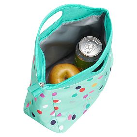 Gear Up Bright Blue Cheetah Tote Lunch