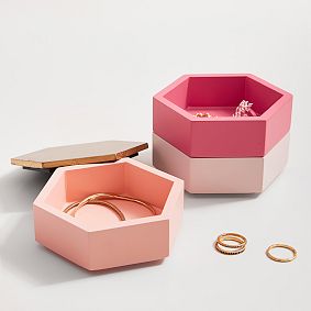 Hexagon Jewelry Boxes