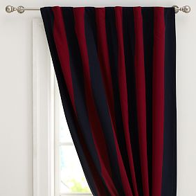 Rugby Stripe Blackout Curtain