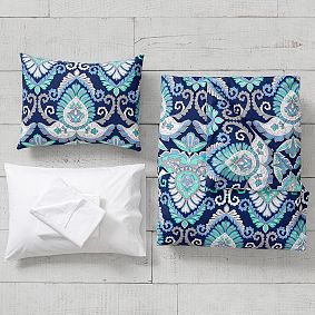 Deco Medallion Duvet Bedding Set with Duvet Cover, Duvet Insert, Sham, Sheet Set + Pillow Inserts