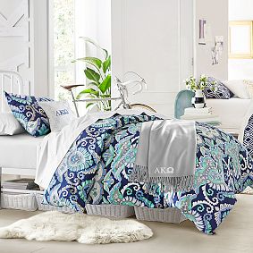 Deco Medallion Duvet Bedding Set with Duvet Cover, Duvet Insert, Sham, Sheet Set + Pillow Inserts