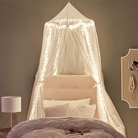 Round Light Up Fairy Light Canopy