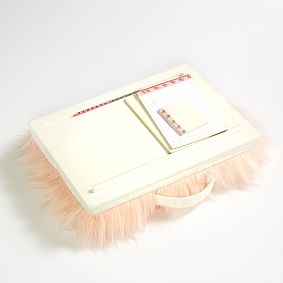 Faux-Fur Minimalist Lapdesk