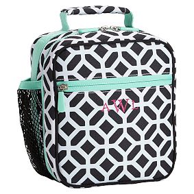 Gear-Up Black Peyton Classic Lunch With Mesh Side Pocket