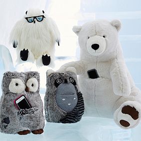 Giant Polar Bear Rockin Plush Speaker