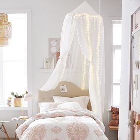 Round Light Up Fairy Light Canopy