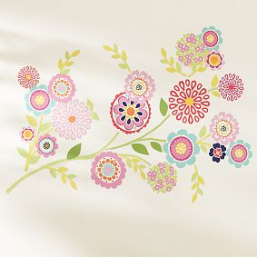 Seaside Floral Decal