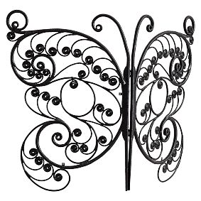 Anna Sui Oversized Butterfly Wall Decor, Black