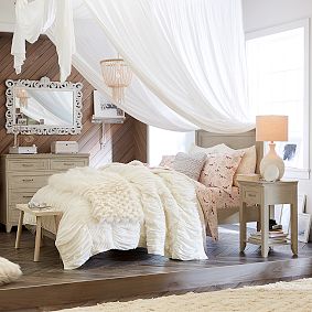 Winter Foxes Organic Flannel Sheet Set