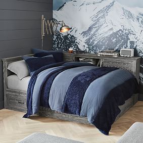Bold Stripe Sherpa Comforter