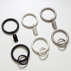 Classic Steel Curtain Rings