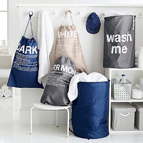 Duffle Laundry Hamper with Crossbody Strap
