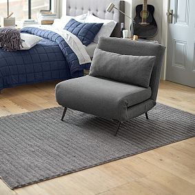 Plush Performance Ribbed Rug - Navy