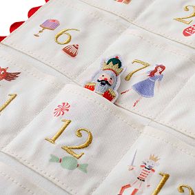 Rifle Paper Co. Nutcracker Embroidered Hanging Advent Calendar