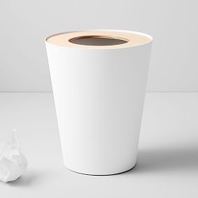 Round Rim Trash Can