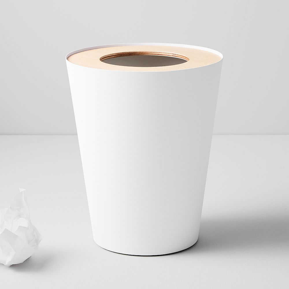 Round Rim Trash Can