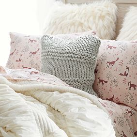 Winter Foxes Organic Flannel Sheet Set