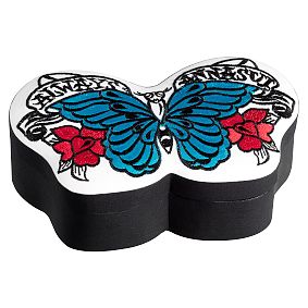 Anna Sui Embroidered Butterfly Jewelry Box