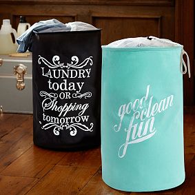 Humor Duffle Hamper With Crossbody Strap