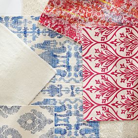 Preppy Blossoms Wool Rug