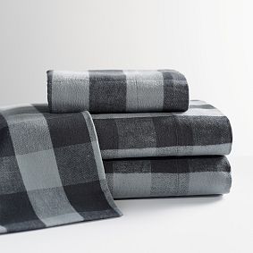 Buffalo Check Organic Flannel Sheet Set
