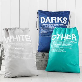 Easy Sort Laundry Bags, Set of 3