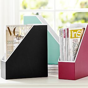 Printed Desk Accessories - Girls Magazine Caddy