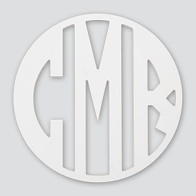 Wooden Cut-Out Block Monogram