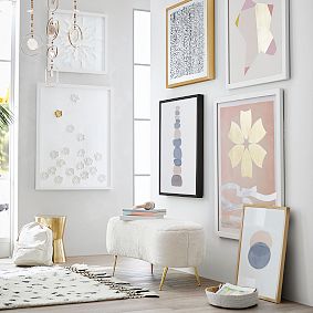 Folded Flower Framed Art