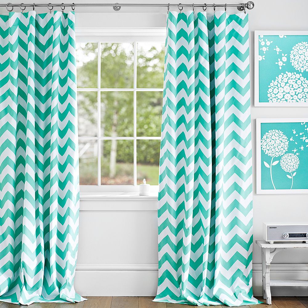 Chevron Blackout Curtain
