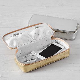 Classic Leather Charging Cord Case