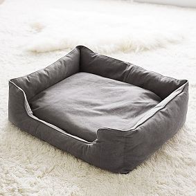 Northfield Canvas Pet Beds, Charcoal
