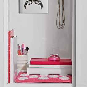 Pink Dottie Locker Rug