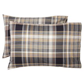 Cascade Plaid Pillowcases