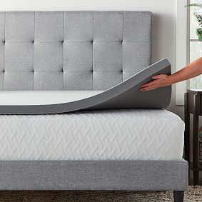 Charcoal-Infused Memory Foam Mattress Topper