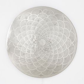 Punched Metal Wall Light