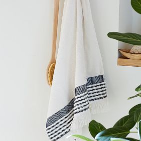 Boho Fringe Bath Towels